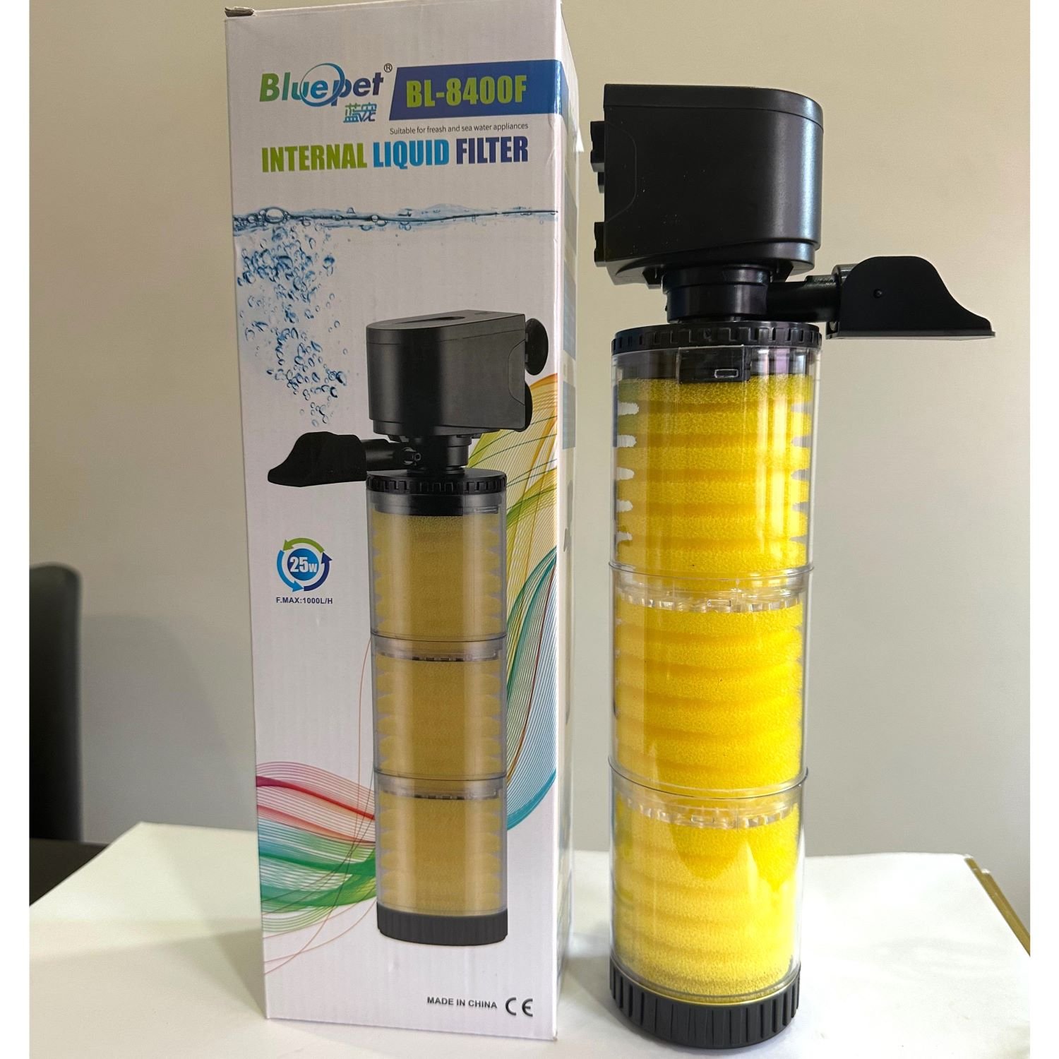 Blue-Pet-BL-8400F-Aquarium-Internal-Filter-25-watts-2