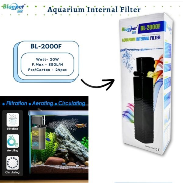 (JNN) Blue Pet BL-2000F Internal Filter