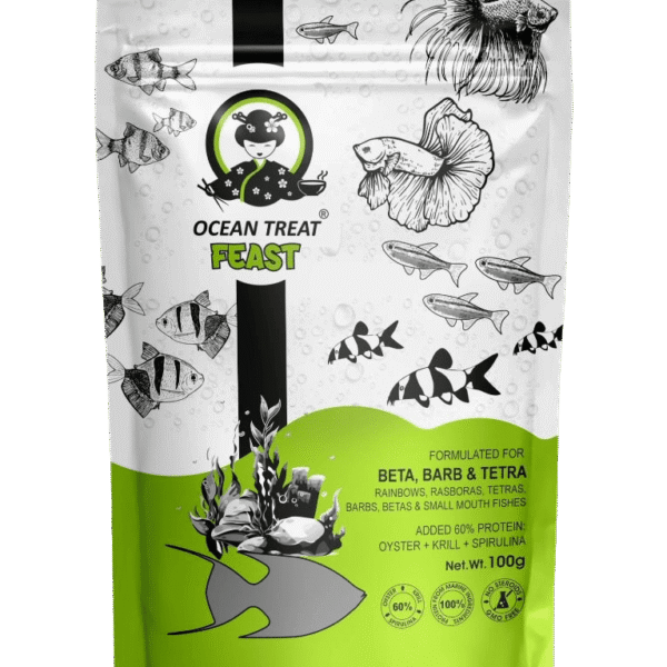 (DCCC) BETTA,BARB & TETRA (FEAST-OCEAN TREAT) (100g)