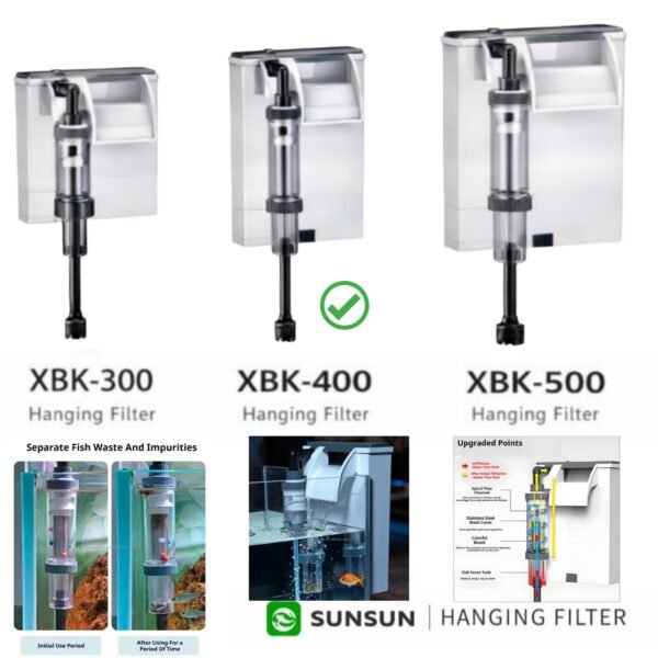 (DJJJ) SunSun XBK-400 HANG ON FILTER (400L/H & 5W)