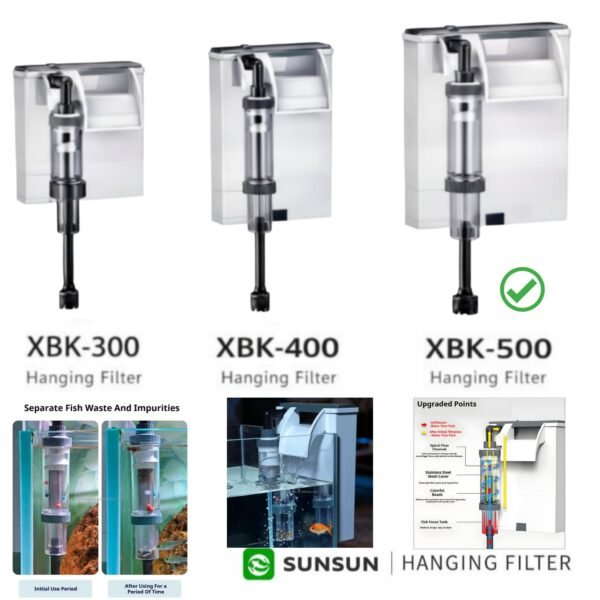 (DJJJ) SunSun XBK-500 HANG ON FILTER (500L/H & 5W)
